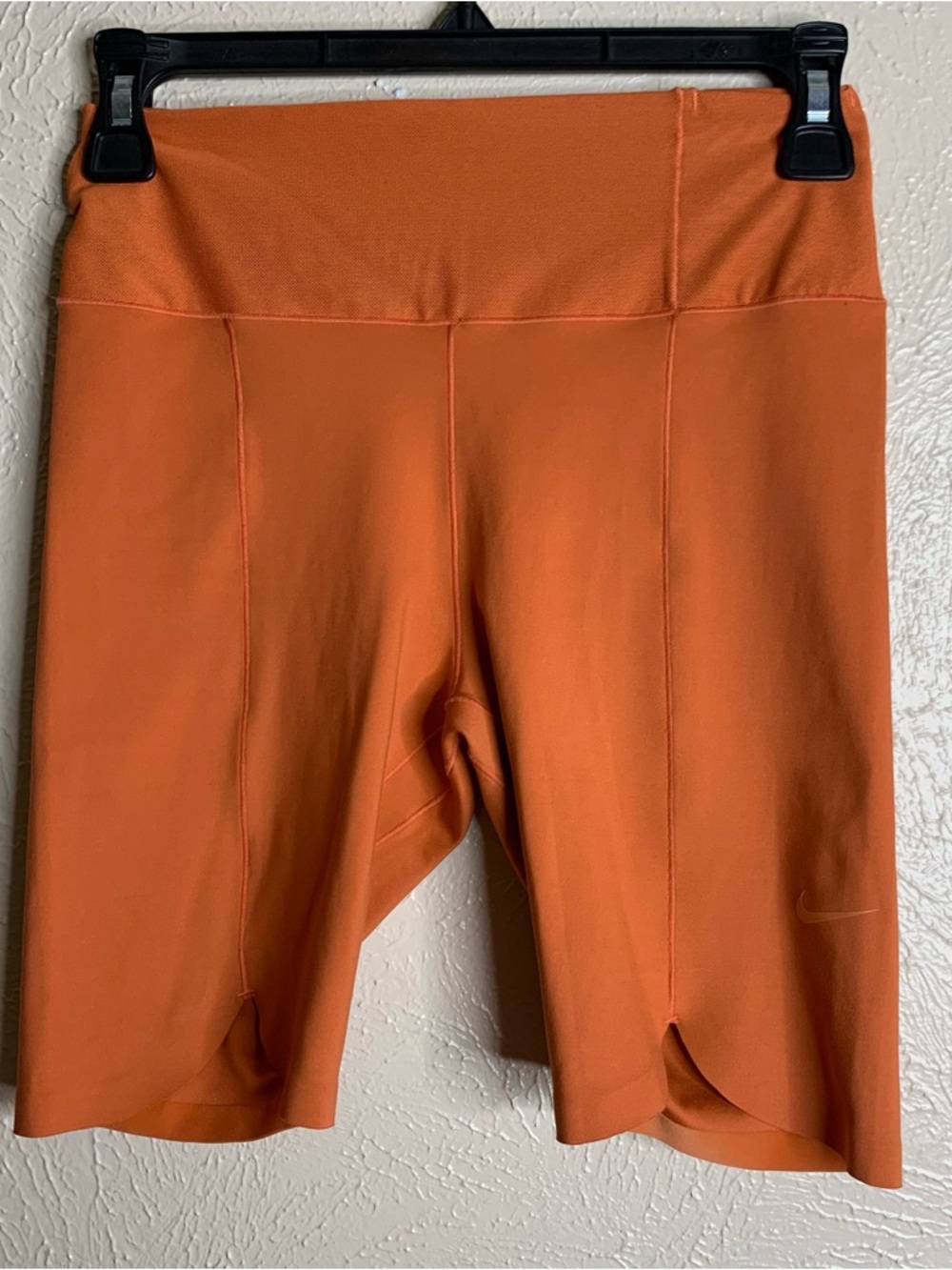 Nike high waist biker‎ shorts orange